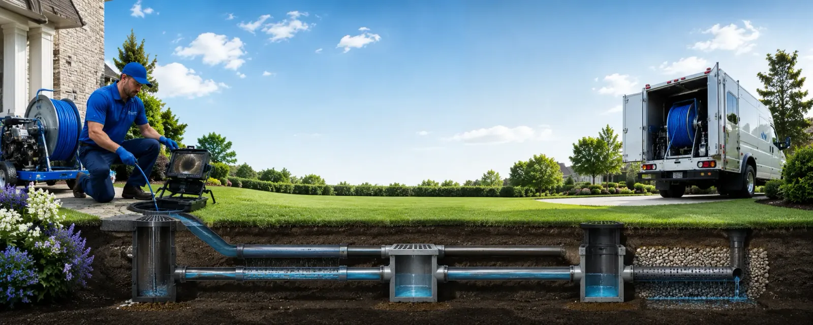 Outdoor drain cleaning information for Los Olivos, CA